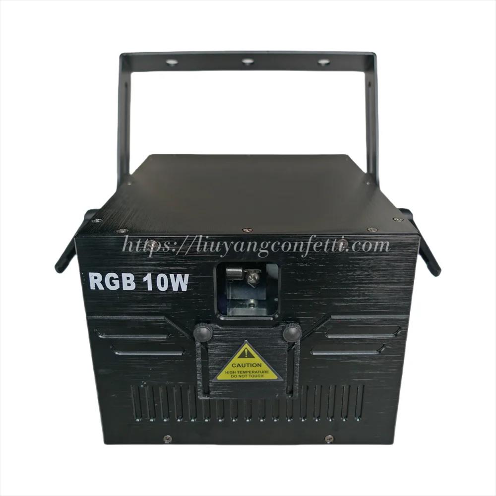 10W ILDA 3D RGB Laser Projector for Wedding Grand Event & Party Modern Metal Snow Focus Decoration for Bride & Groom Ceremony