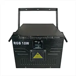 10W ILDA 3D RGB Laser Projector for Wedding Grand Event & Party Modern Metal Snow Focus Decoration for Bride & Groom Ceremony