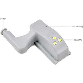 Hot Selling Universal Inner Hinge Closet Wardrobe Sensor Home Night LED Kitchen Cabinet Light