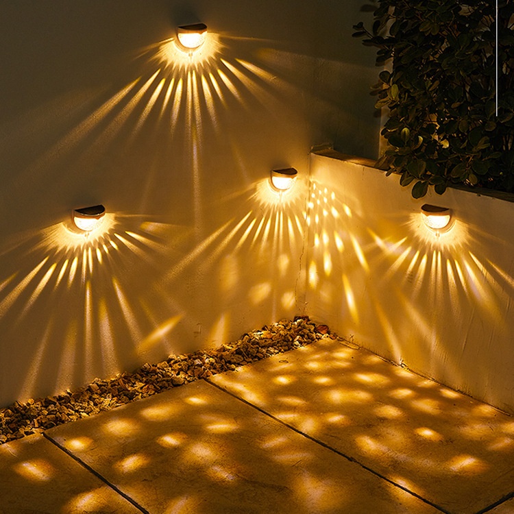 Energy Saving LED Solar Energy Lamp Outdoor Wall Lamp Garden Courtyard Waterproof Decorative Lamp