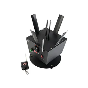 Best Remote Control Indoor Cold Pyro Fireworks Machine Firecracker Firing System Channel With Rotating Stage Lighting Wedding