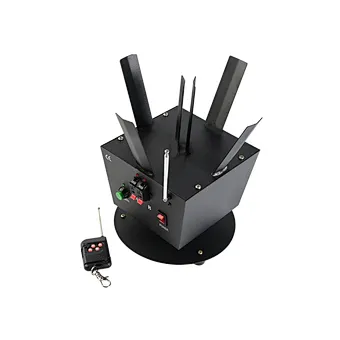 Best Remote Control Indoor Cold Pyro Fireworks Machine Firecracker Firing System Channel With Rotating Stage Lighting Wedding