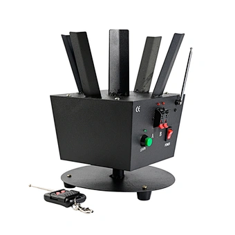 Rotating Fireworks Firing Systems with Remote Control Stage Fountains Effect Spark Cold Pyro Machine for Wedding Decorations