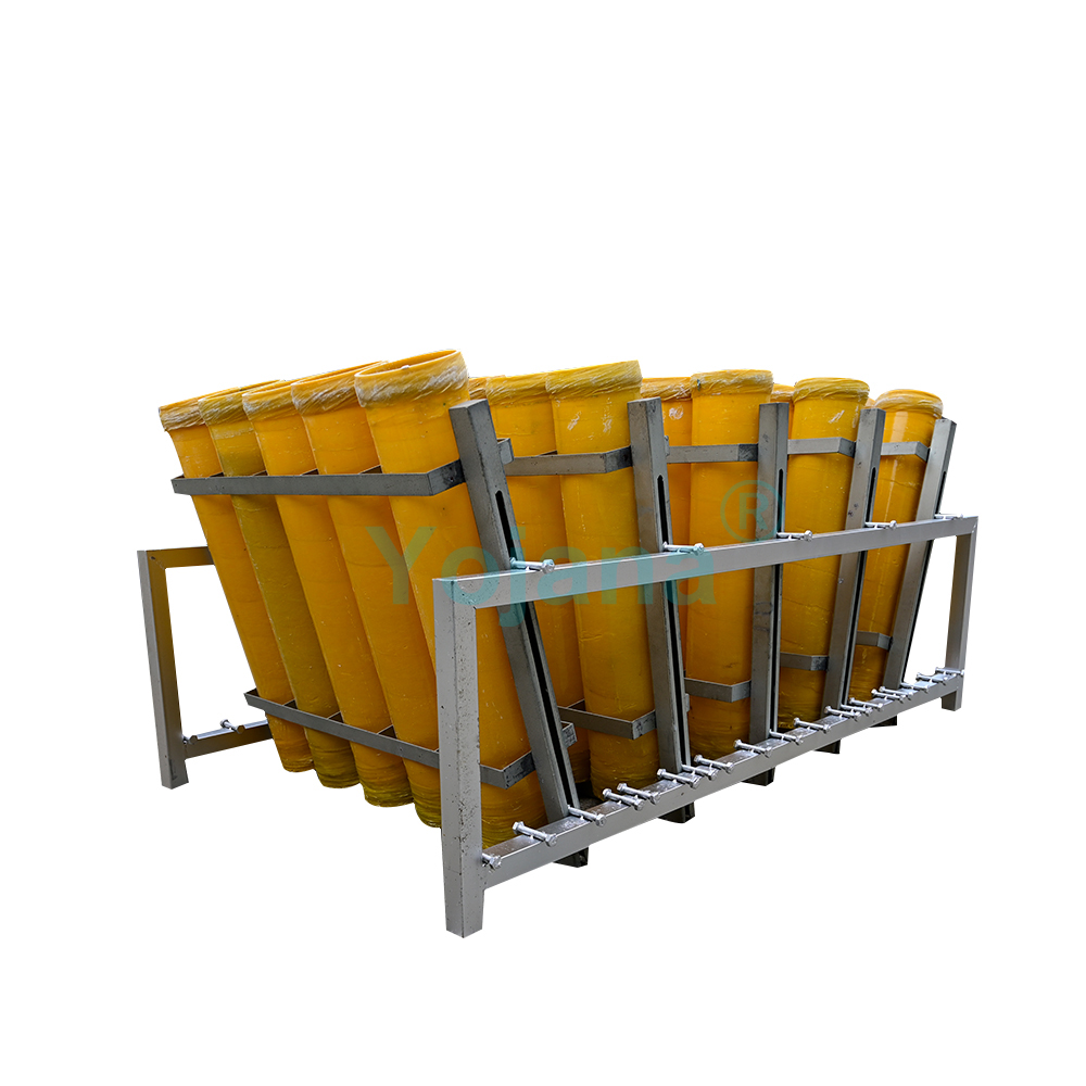Adjustable Metal Fireworks Display Rack with Fiberglass Mortar Tubes Promotional Party Supplies for New Year's Eve Celebrations
