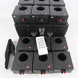 Professional 12-Cue Wireless Fireworks Firing System New Remote Control Cold Pyro for Wedding Decoration Made of Durable Metal