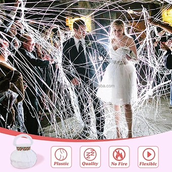 Birthday Wedding Party Supplies Props Hand Throw Streamers Poppers Ribbon Confetti No Mess Paper Throw Streamers