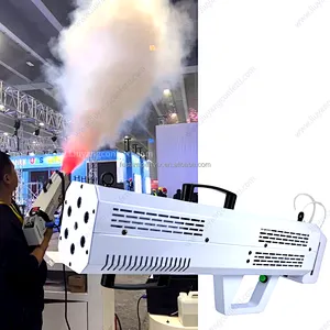 1500W RGB LED Air Column Gun Portable Iron Smoke Gun for Concerts Nightclubs DJs Parties-Hot Selling Event Stage FX Dancer