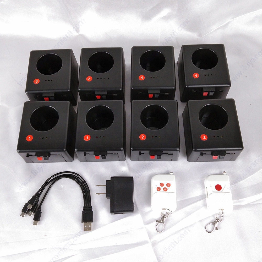 8 Receivers Ice Fountain Fireworks Ignition System Cold Fountain Stage Pyrotechnic Firing System for Wedding Party Show