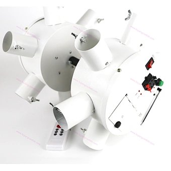 12 Cue 12 Channel Circle Shape Rotate Double Wheel Wireless Remote Control Cold Pyro Fireworks Firing System