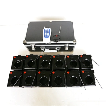 Professional 12 Channel Wireless Remote Control Cold Pyro Fireworks Firing System Machine with CE Certificates