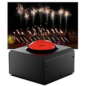Special Effect Firework Display Concert Stage Controller CO2 Square Button LED Light DJ FX Powershot Music Boxes