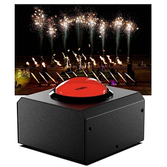 Special Effect Firework Display Concert Stage Controller CO2 Square Button LED Light DJ FX Powershot Music Boxes