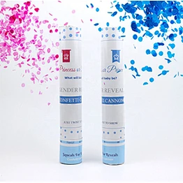 Wholesale Handheld Fireworks Paper Gender Reveal Confetti Cannon Confetti Popper Cannon for Wedding Christmas