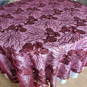 Classic Wedding Table Decorations 132 Round Silver Table Cloth