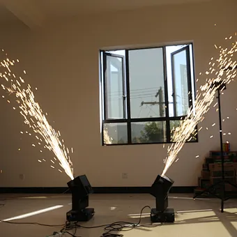 Safe Sparking Fireworks Machine Remote Control Moving Head Sparkler 750w Cold Spark Machine Dmx Remote Control for Wedding Dj