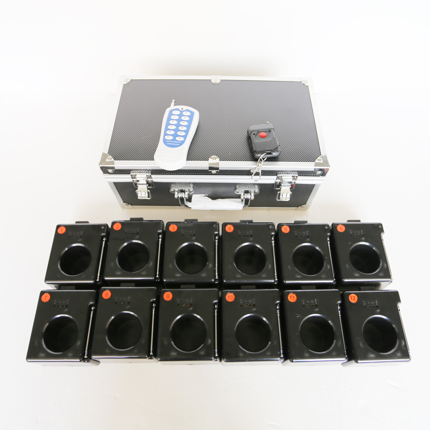 Professional 12 Channel Wireless Remote Control Cold Pyro Fireworks Firing System Machine with CE Certificates