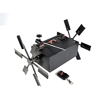 Remote Control Double Electric Windmill 12V Rechargeable Battery,with Learn Function