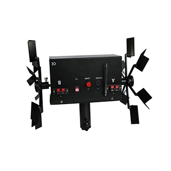 12 Channel Windmill Rotate Double Wheel Cold Fireworks Machine Wireless Remote Control Cold Fireworks Firing System