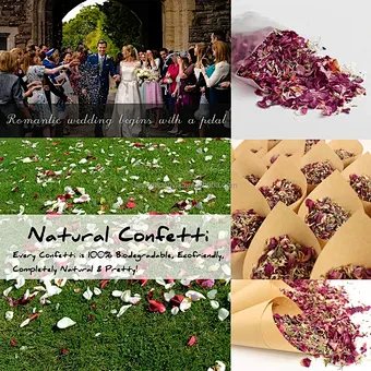 Dried Wedding Confetti Lavender Flower Petals Petals Organza Bag Natural Small Rose Petals for Mariage Photography