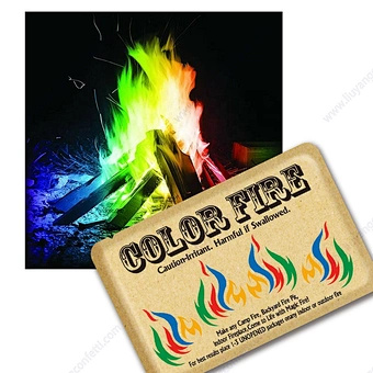 Colorful Flame Magician Pyrotechnic Trick Glowing Prop Bonfire Fireplace Patio Toy Party Supplies Color Art Mystical Magic Fire