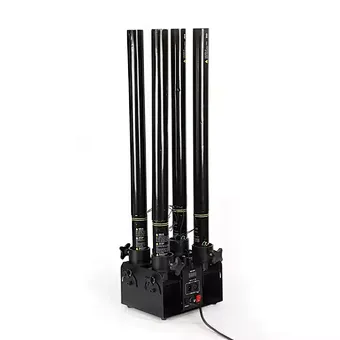 4-Shot High-Quality Motorized Confetti Launch System Machine DMX Control