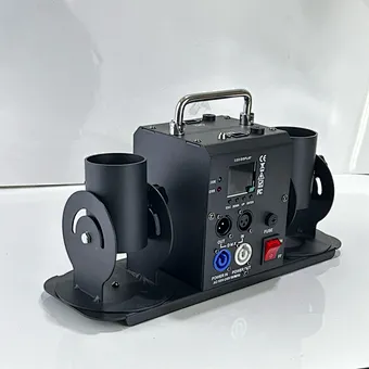 2-Shot DMX Remote Control Electric Confetti Cannons High-Speed Paper Stage Effect  Streamer Machine Promotional Party Supplies