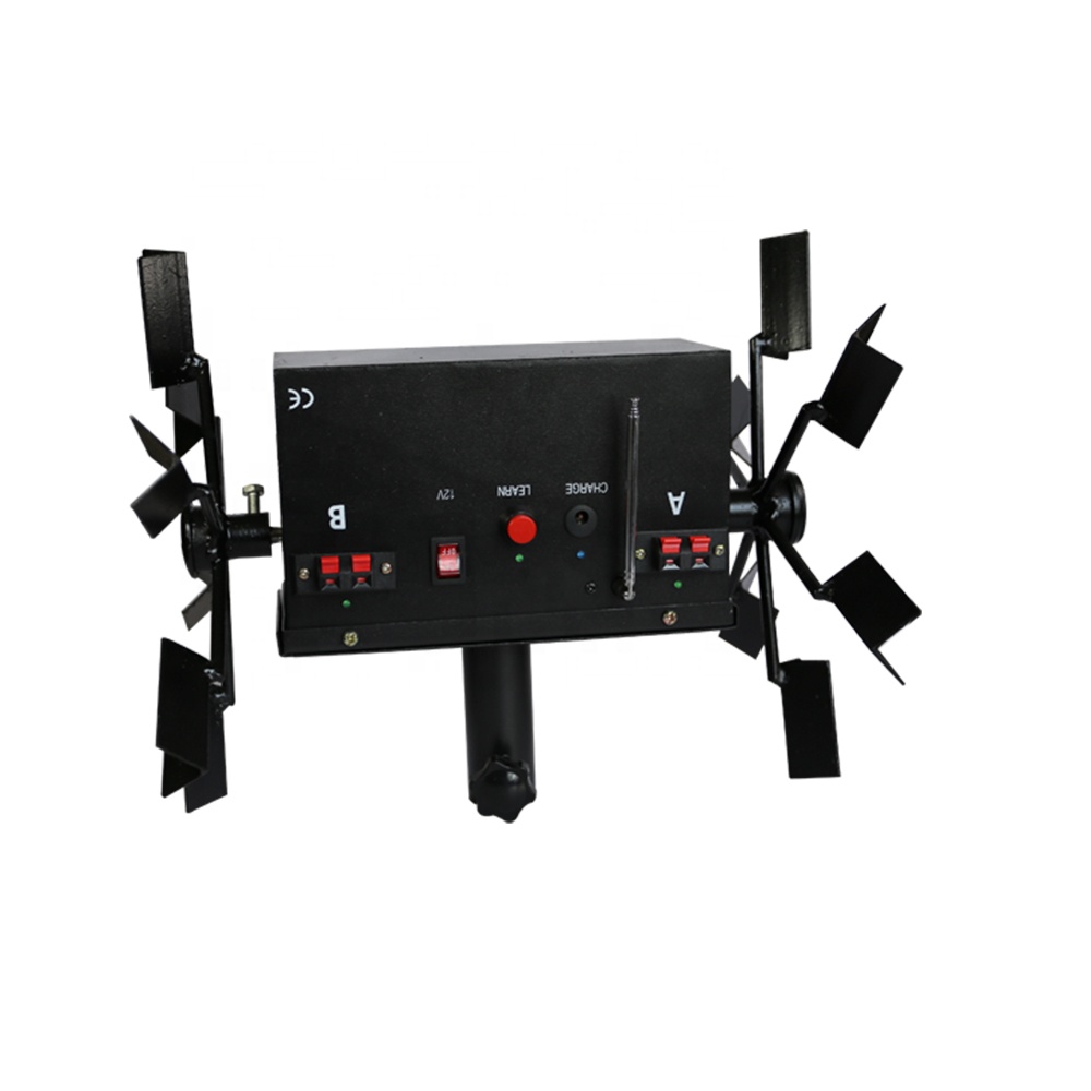 DMX Control Stage Pyrotechnic Cold Pyro Fountain Double Electric Windmill Fireworks Firing System