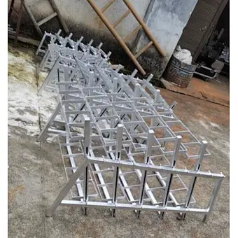 Adjustable Metal Fireworks Display Rack with Fiberglass Mortar Tubes Promotional Party Supplies for New Year's Eve Celebrations