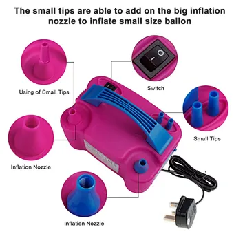 Hot Sale Electric Balloon Pump Air Blower Party Balloons Decoration Portable Balloon Machine