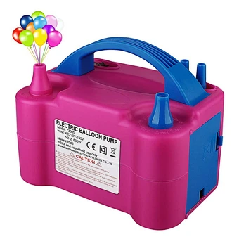 Hot Portable 100V 600W Air Inflator w Balloons Tape Strip Inflators Electric Balloon Pump Machine for Party Decoration