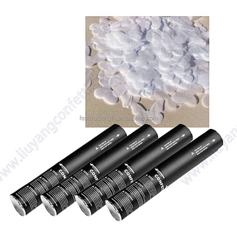 Party Color Biodegradable White Gold Butterfly Shape Confetti Popper Bulk Party Popper Confetti Shooter Wedding Confetti Cannon