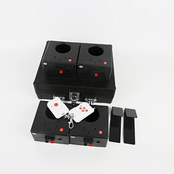 New Remote Control 4 Cue Cold Pyro Machine Wireless Fireworks Firing System for Wedding Party Stage Fountain Wedding Decorations