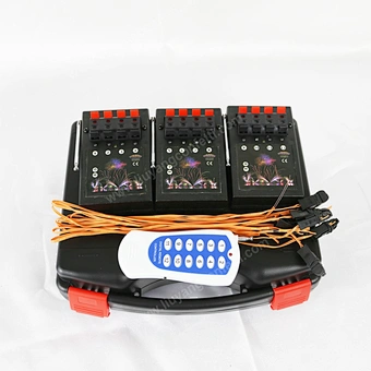 CE Certificate 4 to 24 Cues 150-300m Wireless Fireworks Firing System for Christmas Fireworks Show