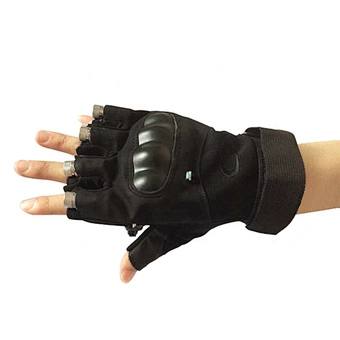 Iron Man LED Glowing Bar Show RGB Flash Adult Laser Glove for Halloween Party Beam Glow Red Purple Dancing Stage