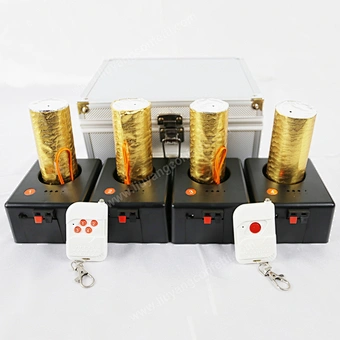 2024 Party Stage Fountain Effect New Remote Control  Cold Pyro Machine Receiver Wedding Machine Wireless Fireworks Firing System