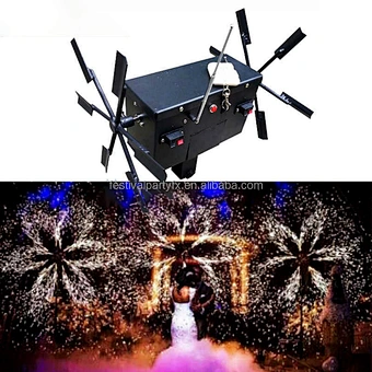 Firework Firing System Spark Machine Wedding Sparkler Pyrotechnic Indoor  Fountain Stage Concert Dj Double Wheel Remote