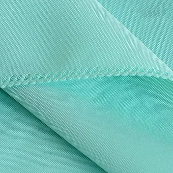 Square Satin Table Soft Handkerchief Romantic Banquet Decoration Custom Wedding Cloth Blush Dinner Napkins With Design Edge