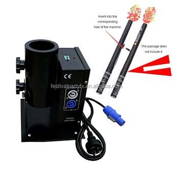 Cannon Co2 Launcher Blower Electric Fabriquer Des Confettis Cutting Paper a Dmx Confetti Machine for Wedding Party