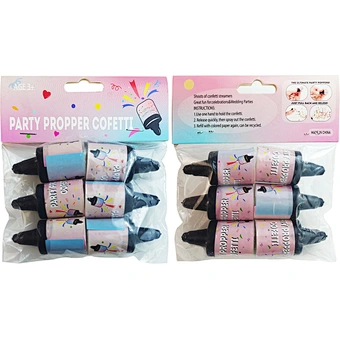 Reusable Mini Safety Confetti Small Pull-Up Cannon for Wedding and Birthday Pull-Up Parties for Children