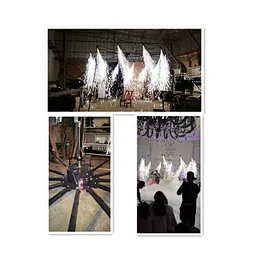 Remote Control Stage Show Cold Fountain New Product Big Circle 360 Degree Rotate Pyro Indoor Wedding Firing System Firework