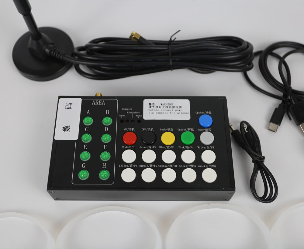 24 Keys Activated Light Emitting Diode Bracelet Party Decoration Dmx Controller
