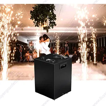 DMX Remote 650w Cold Spark Machine Stage Wedding Cold Pyrotechnics Fireworks Fountain Cold Sparkler Machine