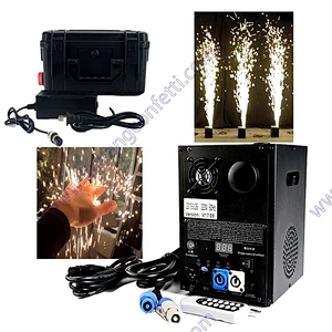 Dmx Sparkler Firework Portable Power Source Cold Spark Machine Wedding Party Machine Stage Fountain Flame Effect