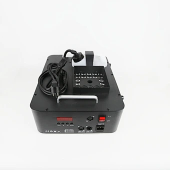 1500W DMX 24 LED RGB Vertical Fog Machine RGB Stage Light with Remote Control Electric Smoke Machine for Wedding