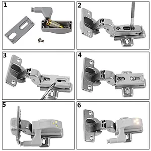 Hot Selling Universal Inner Hinge Closet Wardrobe Sensor Home Night LED Kitchen Cabinet Light
