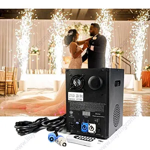 DMX Electric Titanium Powder Cold Sparklers Stage Fountain Firework Pyrotechnic Spark Dancing Machine for Parties Wedding