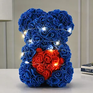 Premium Wholesale Foam/PE Rose Bear for Mother's Day and Christmas Gifts Popular Valentines Day Present