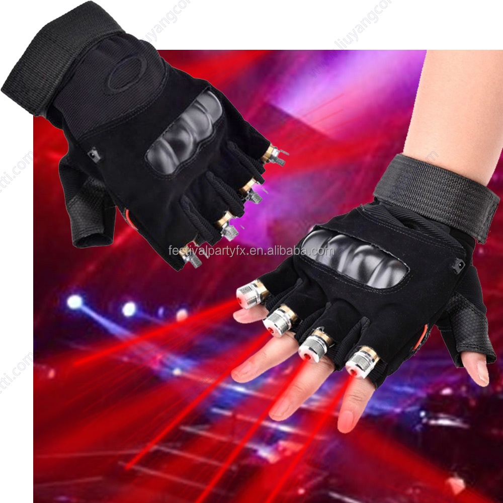 Rechargeable Green LED Palm Light Laser Gloves for Dancing Stage Party Decoration DJ Club Outdoor Lighting Show Bars
