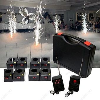 Wireless Indoor Stage Remote Controller Factory Fireworks Firing System for Christmas Decorations