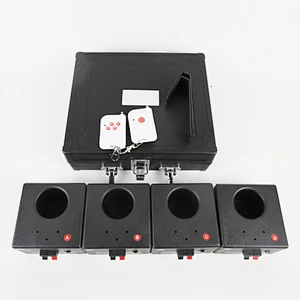 New Remote Control 4 Cue Cold Pyro Machine Wireless Fireworks Firing System for Wedding Party Stage Fountain Wedding Decorations